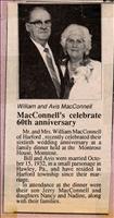 MacConnell, Mr. and Mrs. William (60th Anniv.)